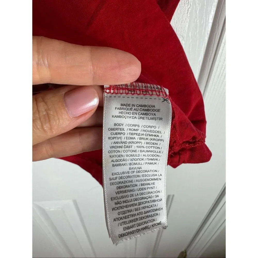 Polo Ralph Lauren Boys Red Shirt Size XL 14